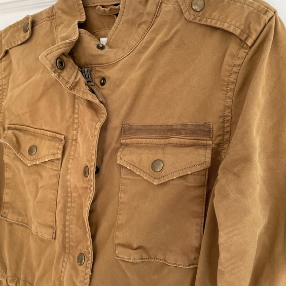EUC Gap xs khaki utility chore coat. Field jacket. Dark rawhide canvas k… - Picture 2 of 4